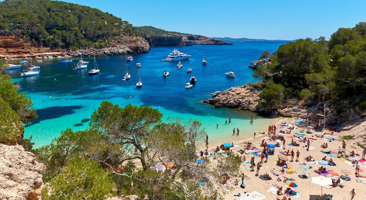  Plage et anse de Cala Salada à Ibiza